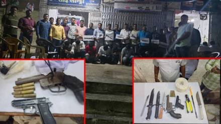 Dacoity Plot Foiled in Vasai; 11 Hardened Criminals Arrested with Weapons Dacoity Plot Foiled in Vasai; 11 Hardened Criminals Arrested with Weapons